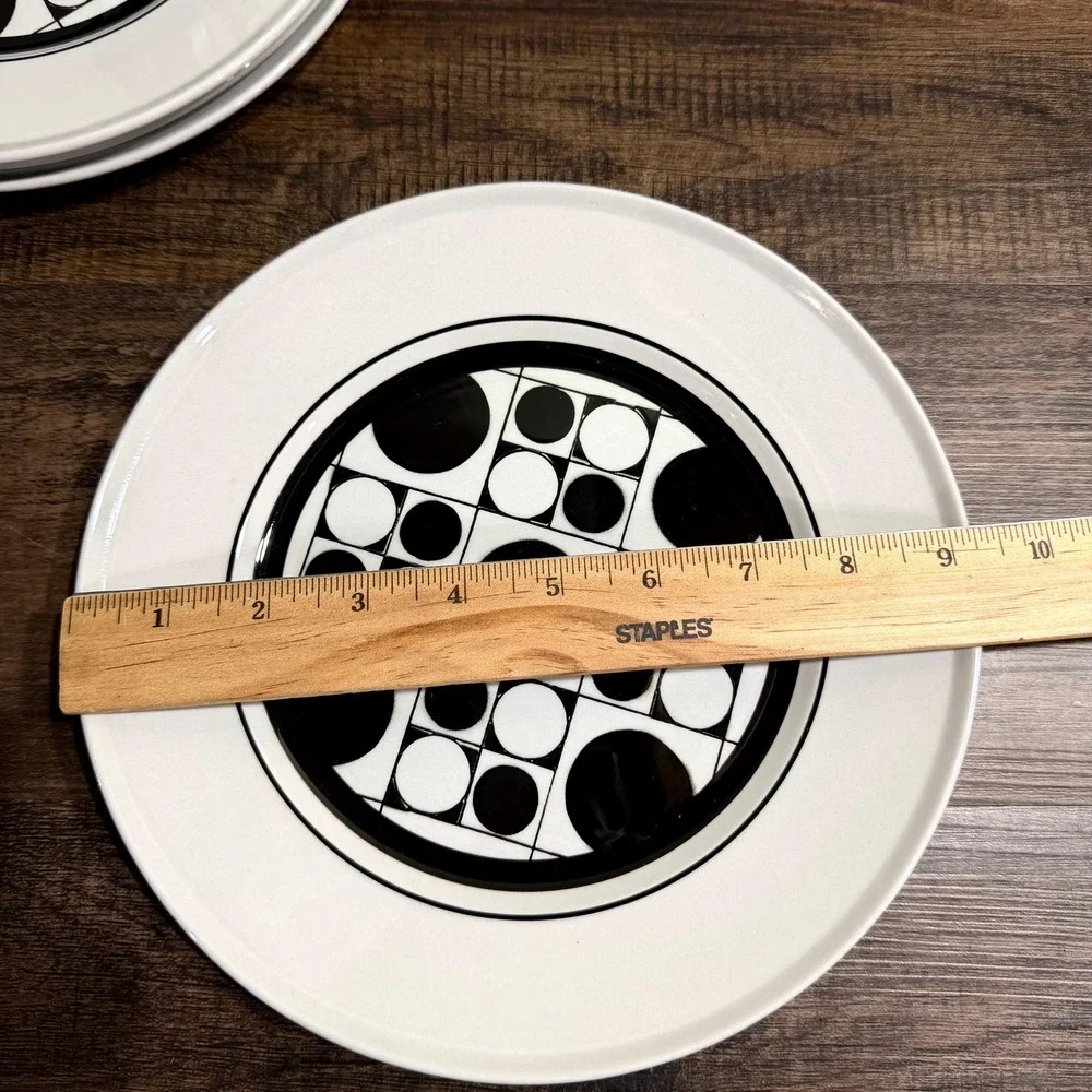 4 VTG 70s Mikasa Avant Garde A507 Salad Plates 9.25
